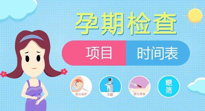 孕期1-40周检查的目的，检查项目一览表！
